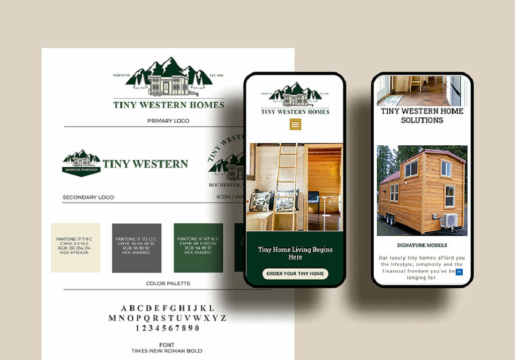 Tiny Western Homes Brand Development